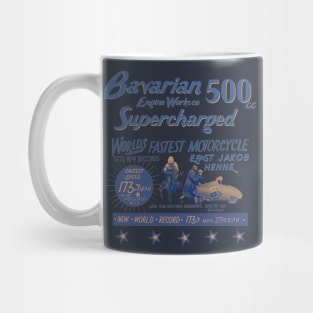 Vintage Motorcycle land Speed record Holder Mug